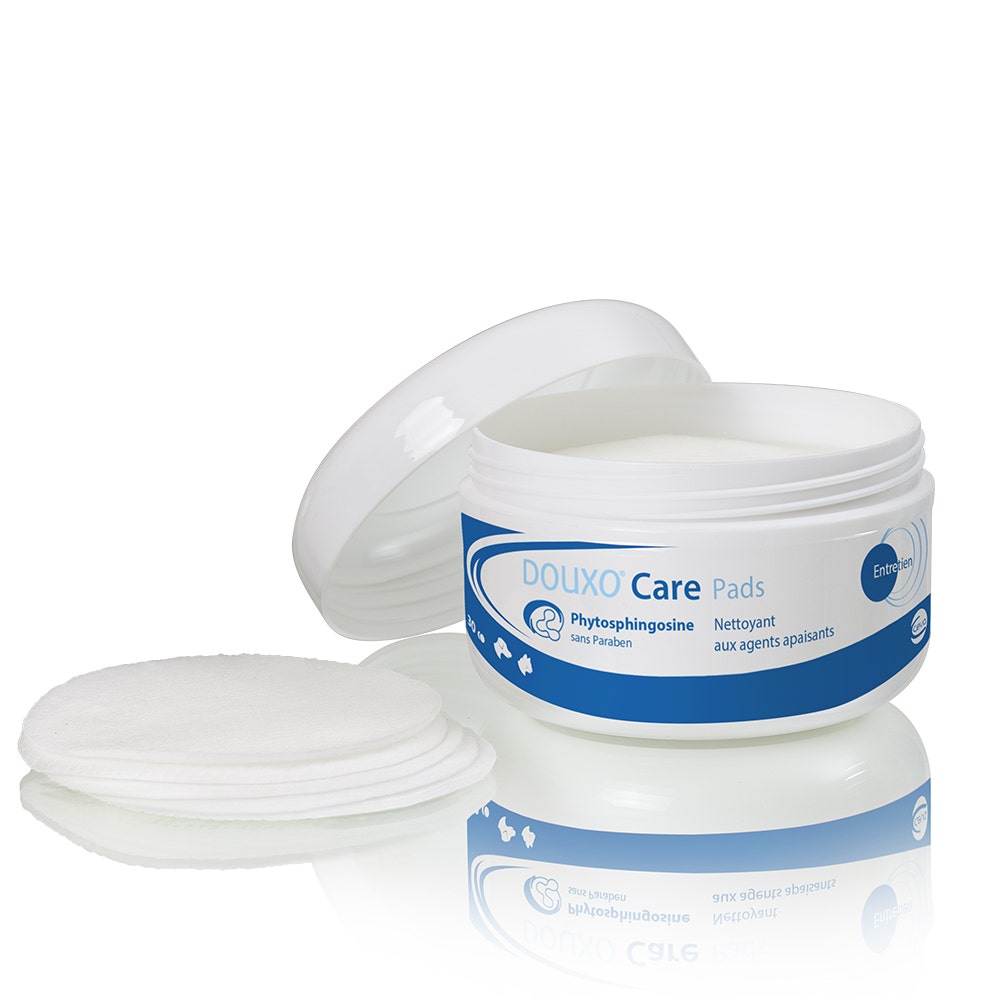 Ceva DOUXO CARE Spot cleaning for dogs and cats 30 cotton pads - Easypara