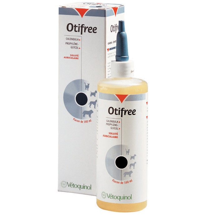 OTIFREE External Ear Cleaning Solution 60ml Vetoquinol