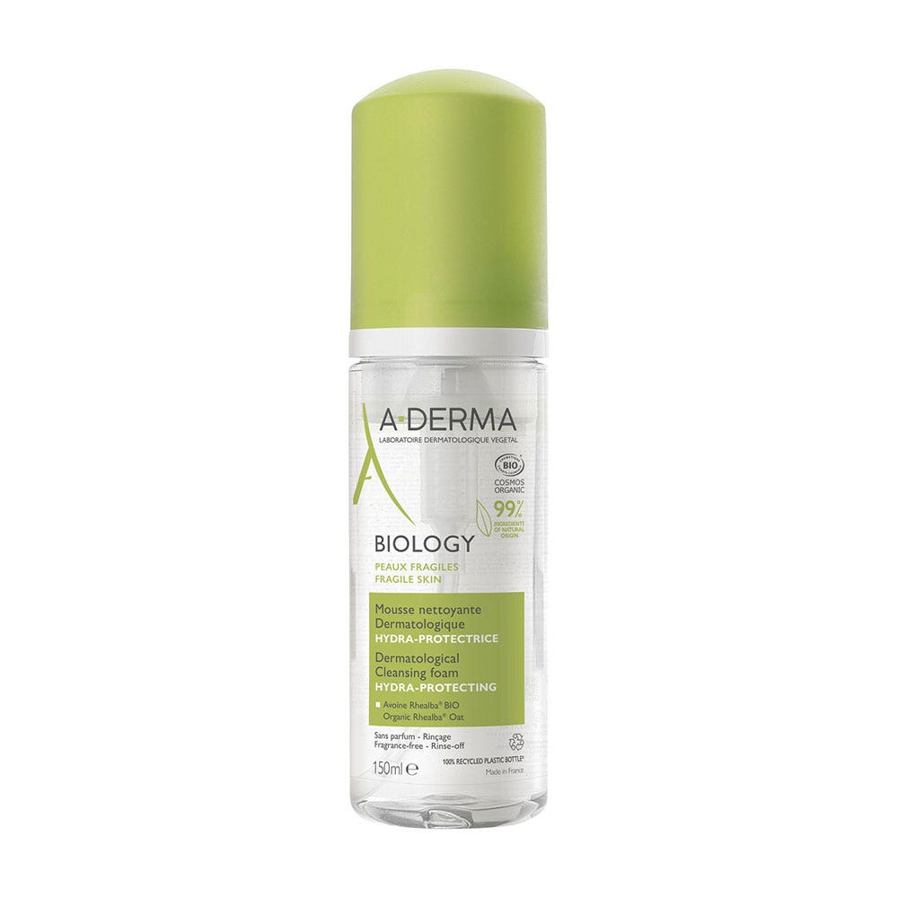 A-Derma Biology Organic Dermatology Cleansing Foam Hydra+ Protector 150ml