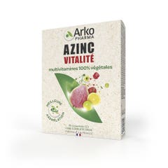 Arkopharma Azinc Pur'energie Multivitamins X 30 Tablets Vitality 30 comprimés