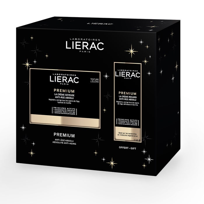 Christmas Giftbox Creme Soyeuse 50ml + Eye Cream 15ml 65ml Premium Lierac