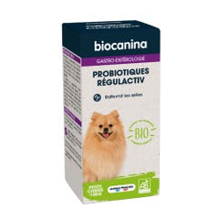 Biocanina Gastro-entérologie Regulactiv Bio probiotics Firms stools Small Dog 35g