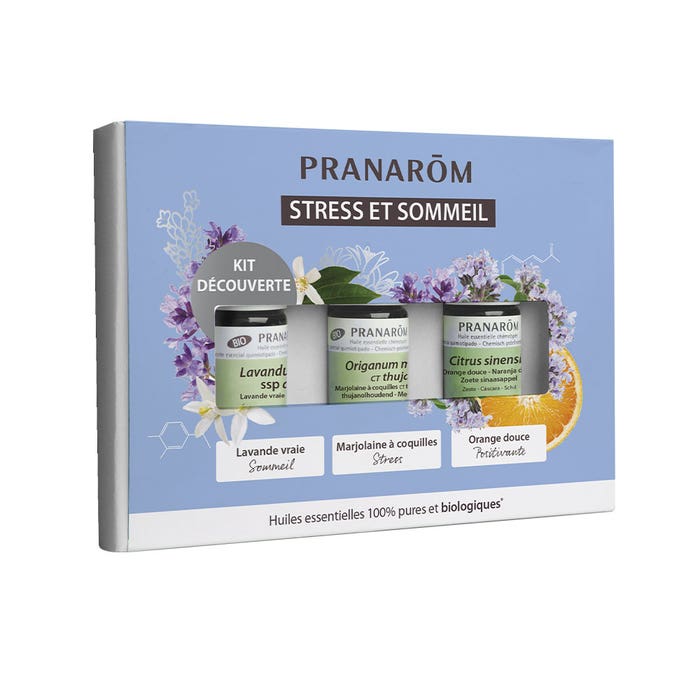 Pranarôm Organic Stress and Sleep Discovery Kit 3x5ml