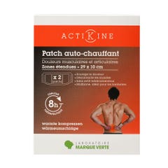 Marque Verte ActiKine Self-heating adhesive patches 29x10cm Extended zones 2 units