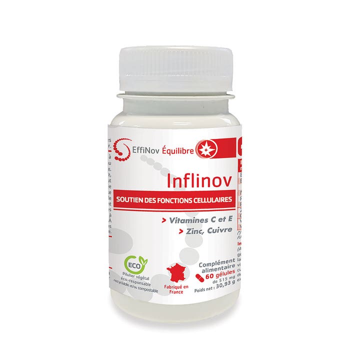 Inflinov 60 capsules Support for cellular functions Effinov Nutrition