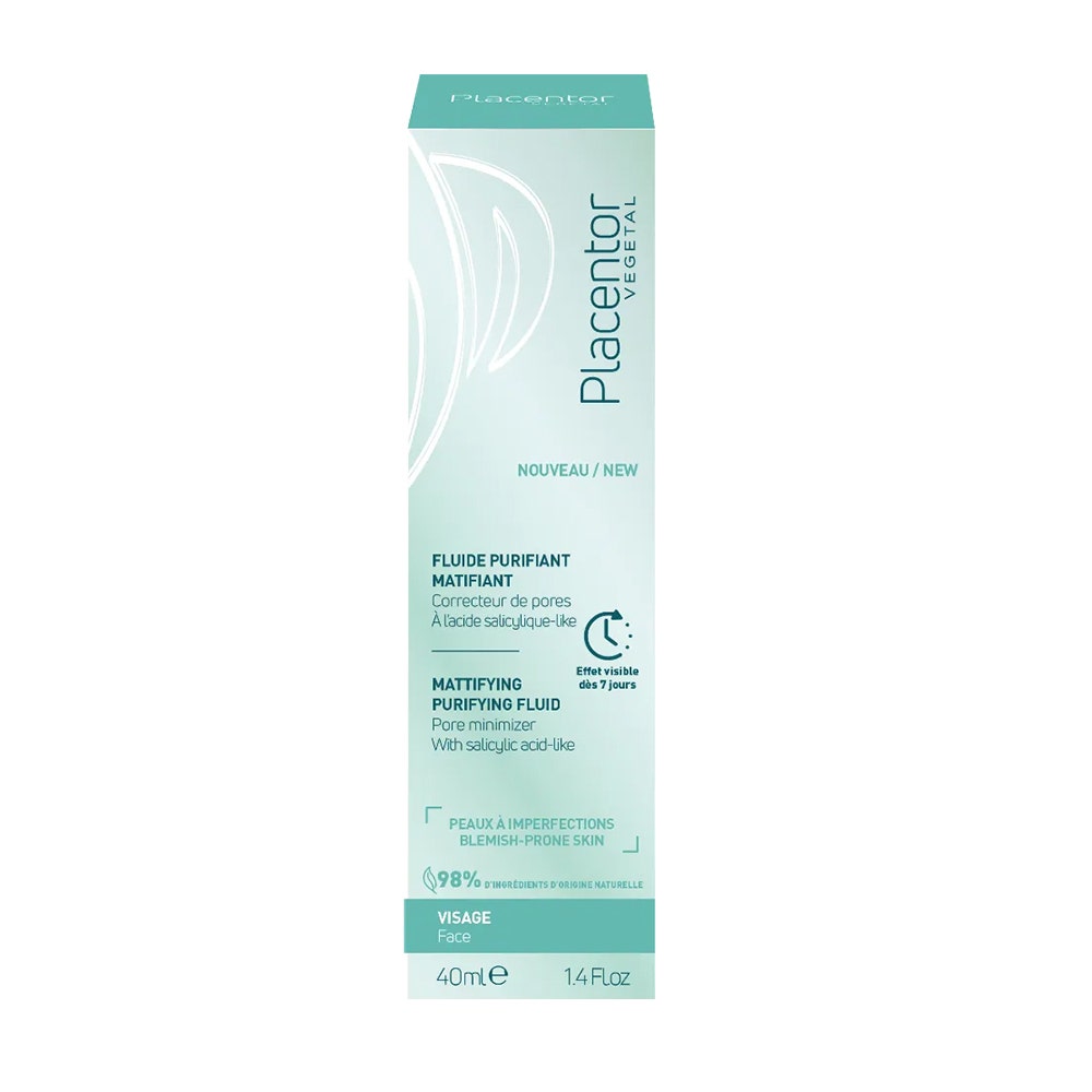 Placentor Végétal Purifying Matifying Fluid Blemish-prone Skin 40ml
