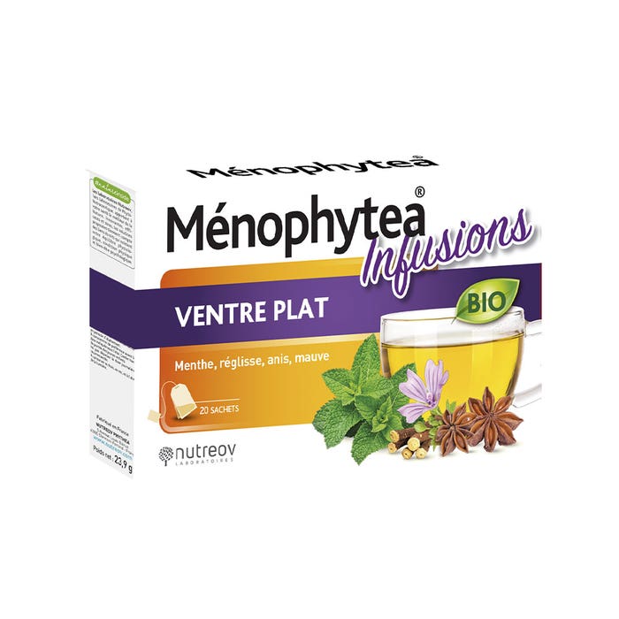 Ménophytea Menophytea Herbal Teas Flat Belly Bioes 20 sachets