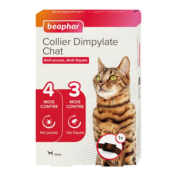 Beaphar Dimpylate Cat Collar Flea and tick repellent Easypara