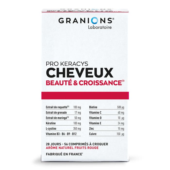 Granions Pro Keracys Hair Beauty & Growth 56 chewable tablets