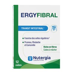 Nutergia Ergyfibral x12 chewing cubes