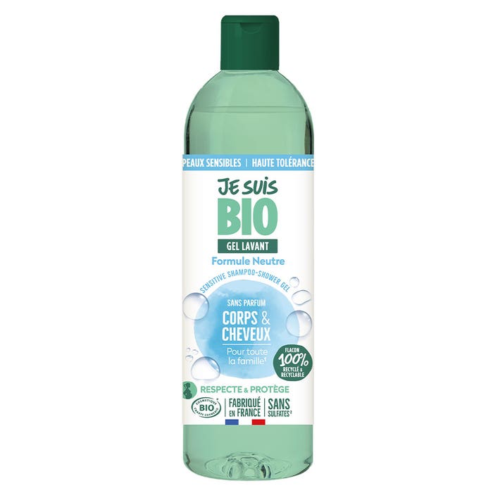 Je suis Bio Perfumes Free Shower Gel Bioes Body and Hair Sensitive Skin 250ml