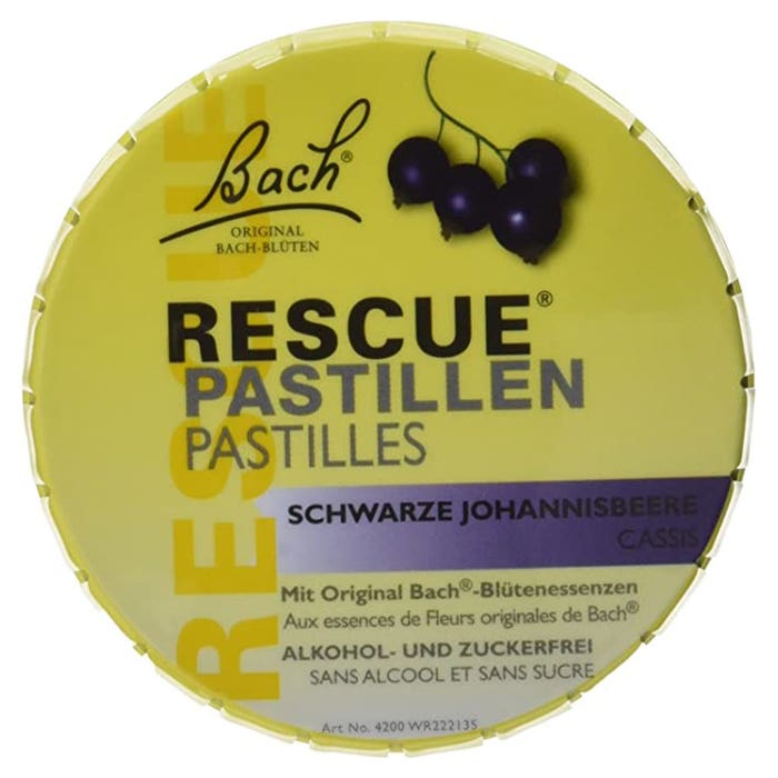 Blackcurrant pastilles 50g Rescue