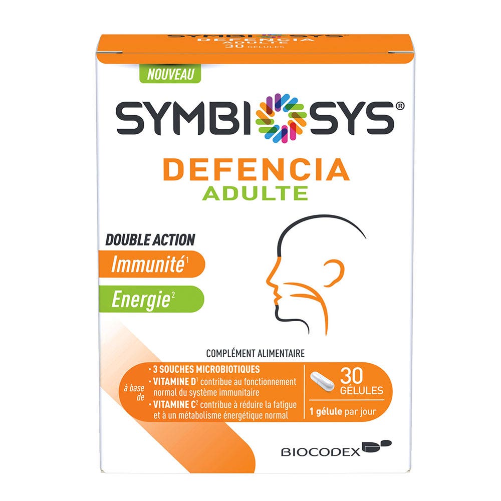 Symbiosys Defence Adult with Vitamins C and D 30 capsules