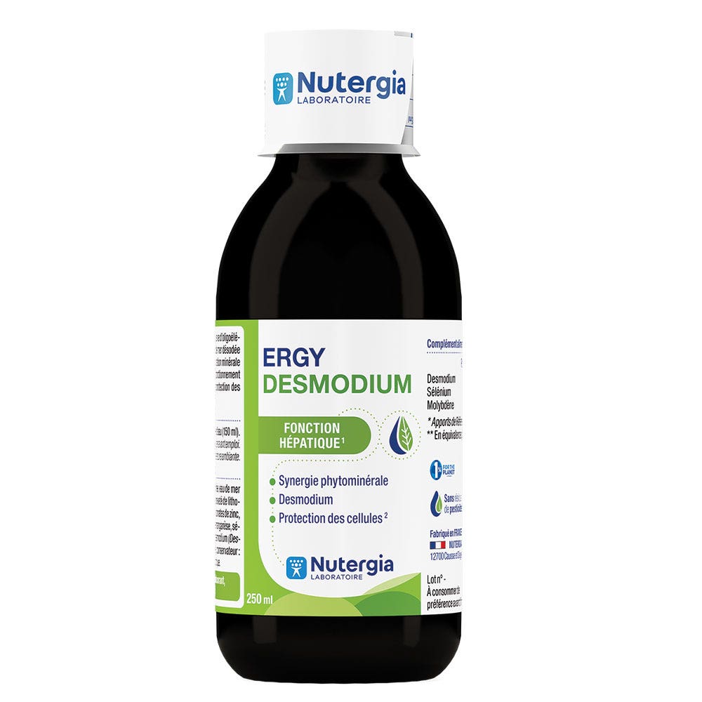 Nutergia Ergydesmodium liver function support 250 ml