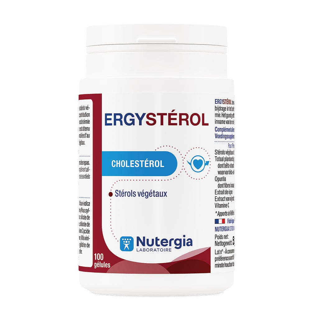 Nutergia Ergysterol 100 Capsules Cholestérol 100 Gélules