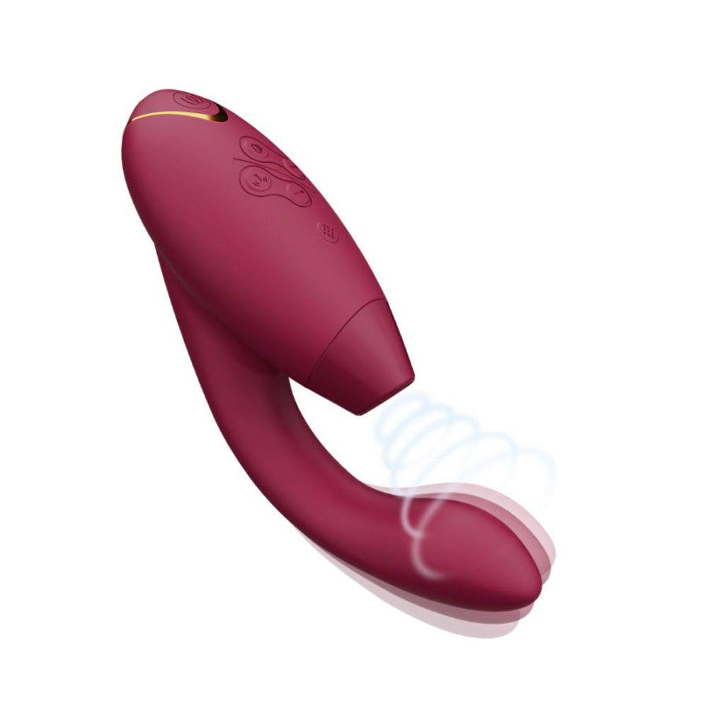 Womanizer Duo 2 G-spot vibrator deep burgundy