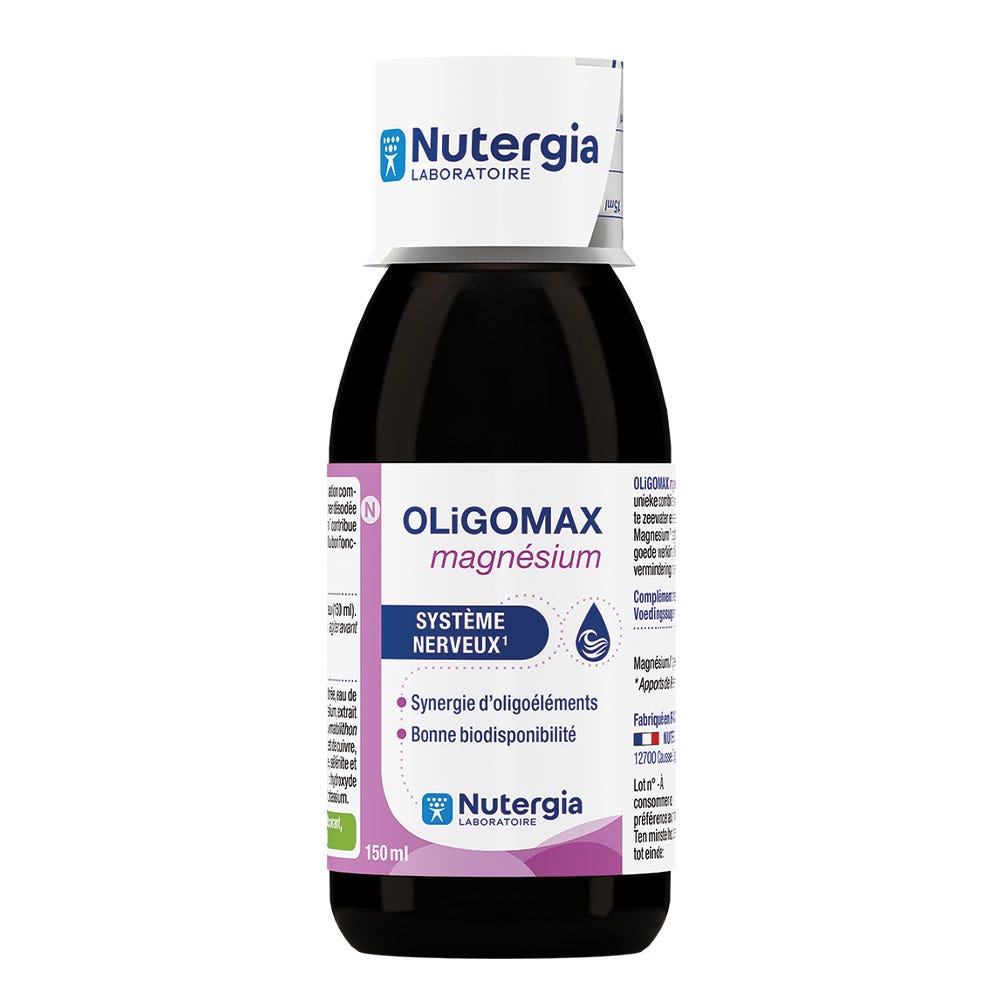 Nutergia Oligomax magnesium supports the nervous system 150 ml
