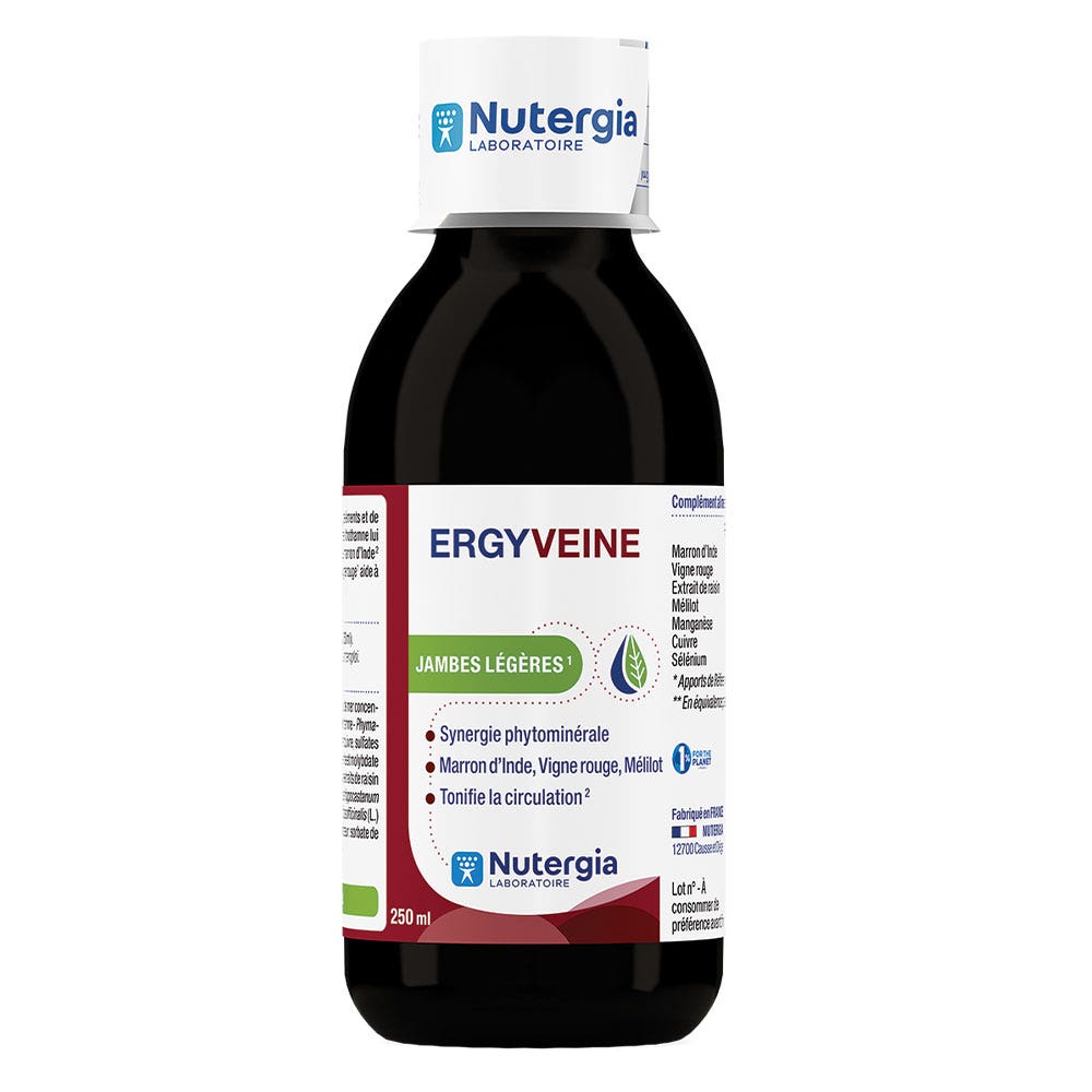 Nutergia Ergyveine Jambes Légères 250ml