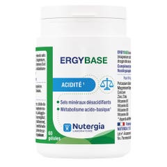Nutergia Ergybase 60 Capsules Minerals And Vitamins Acidité 60 Gélules