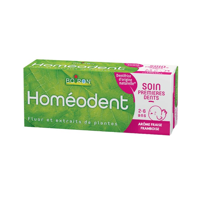 Tooth In Raspberry Boiron Toothpaste First Teeth Care Strawberry Raspberry Flavour 2-6 ...