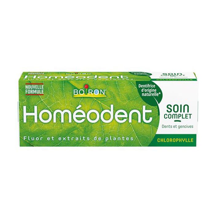 Toothpaste Complete Gum Care Chlorophyll 20ml Homeodent Travel size Boiron