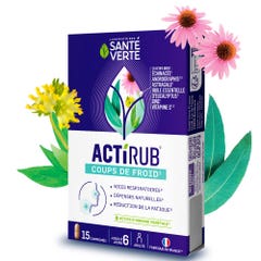 Sante Verte ActiRub Cold spells 15 tablets