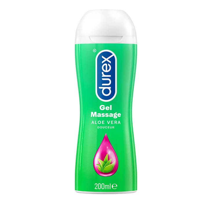 Durex Play Gel Massage A L'aloe Vera 200ml - Easypara Durex Play Gel Massage A L'aloe Vera 200ml - Easypara