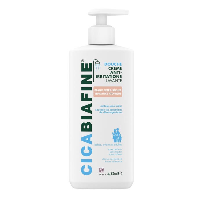 Cicabiafine Cicabiafine Hydrating Anti-irritation Shower Cream Peaux sèches 400ml