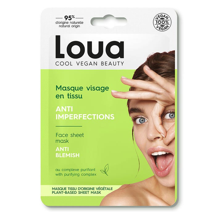 Anti-Imperfections Face cloth Masks 1 unit oily Skin Loua