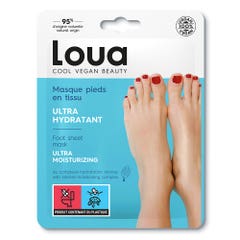 Loua Ultra-Moisturizing Foot Mask very dry skin x1