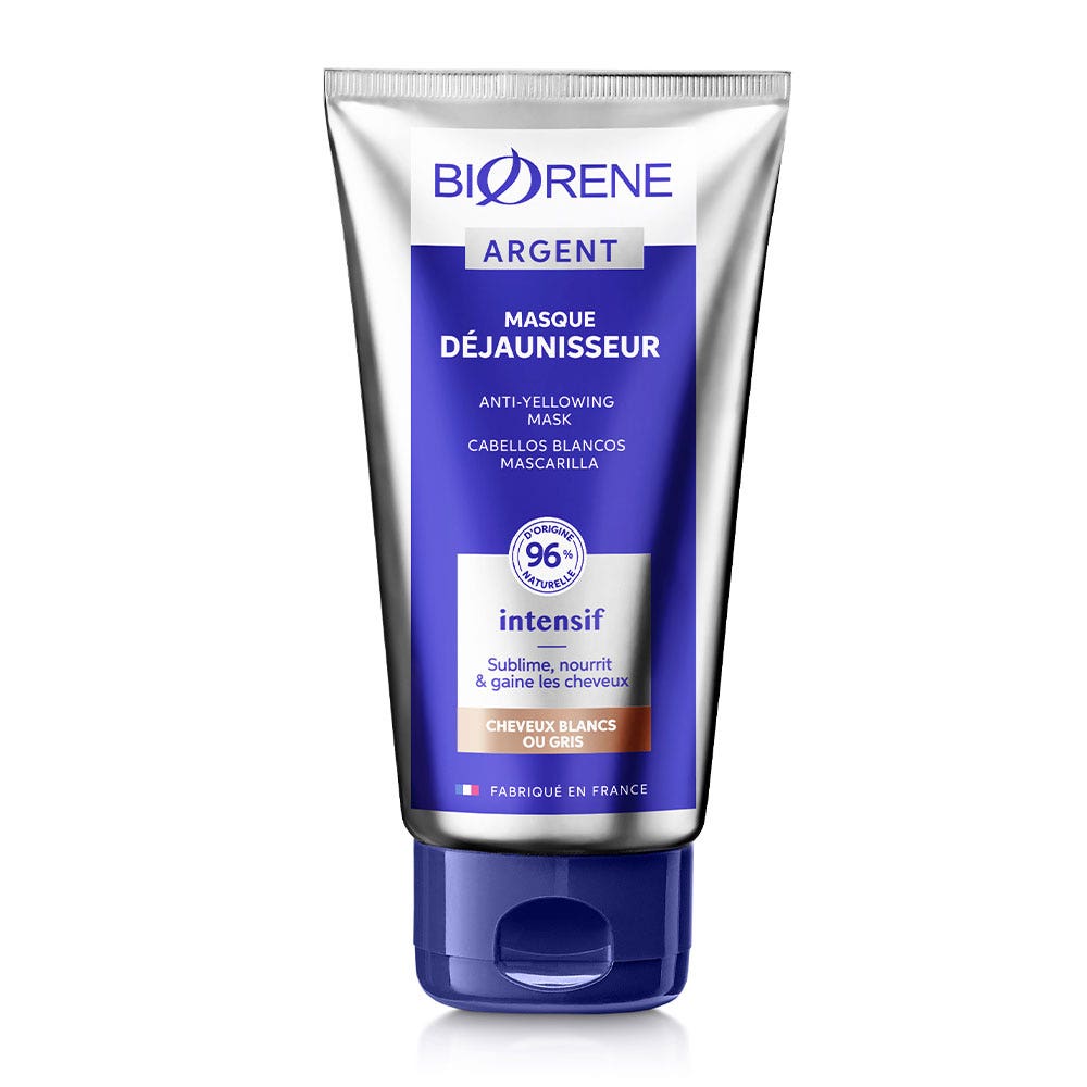 Biorène Silver Dejaunizing Masks Grey and white hair 150ml - Easypara