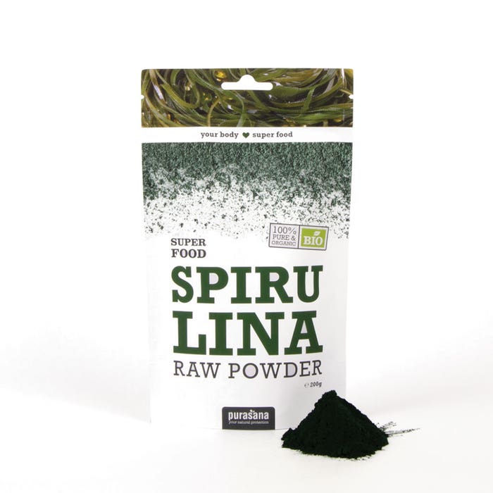 Organic Spirulina Powder 200 g Purasana