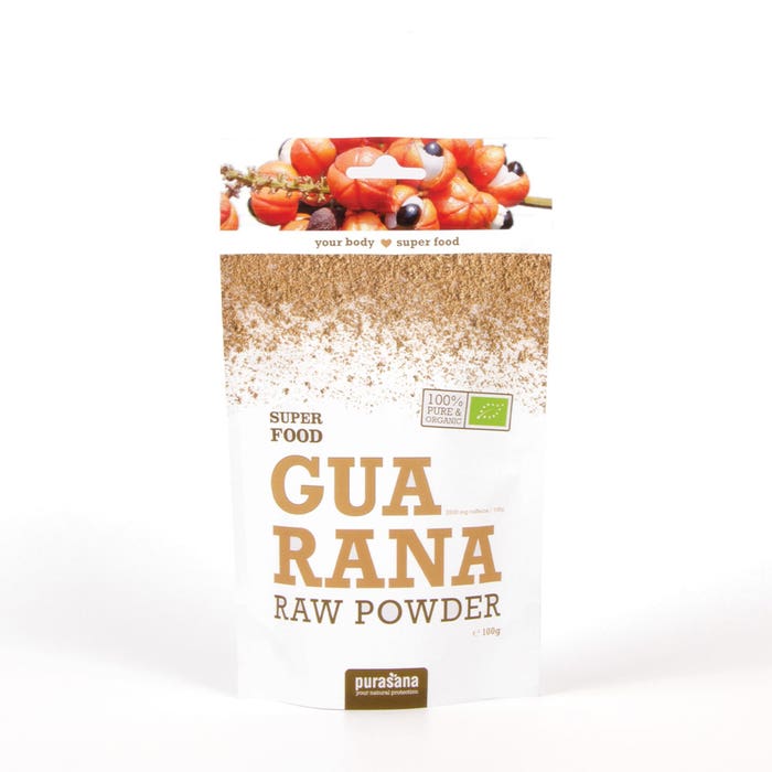 Organic Guarana Powder 100 g Purasana