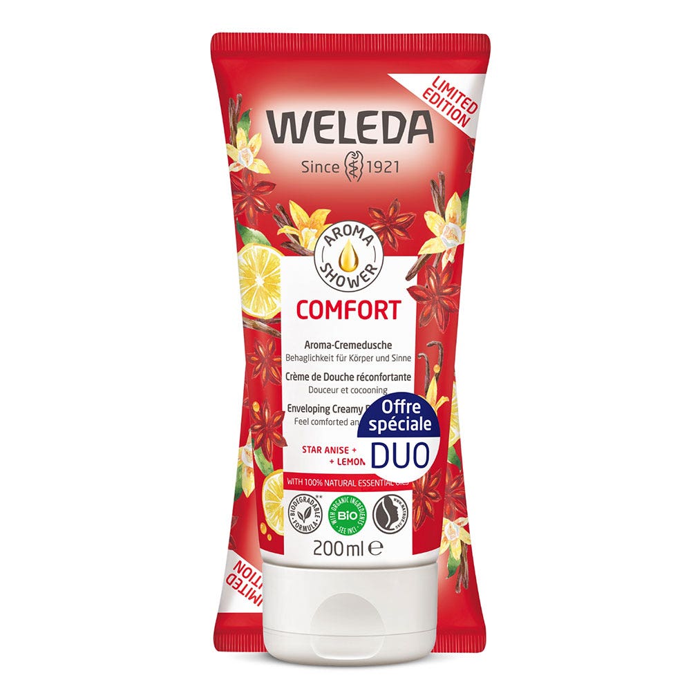 Weleda Aroma Shower Comfort Shower Cream 2x200ml