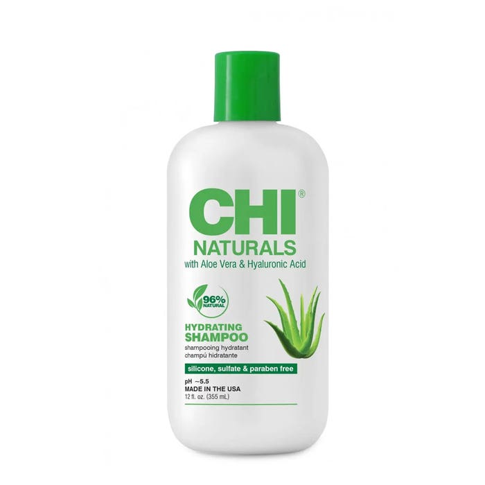 Hydrating Shampoo 355ml Naturals with Aloe Vera & Hyaluronic Acid Chi