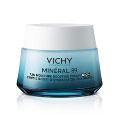 Vichy Mineral 89 Rich 72H Hydration Boost Cream Dry Skin 50ml
