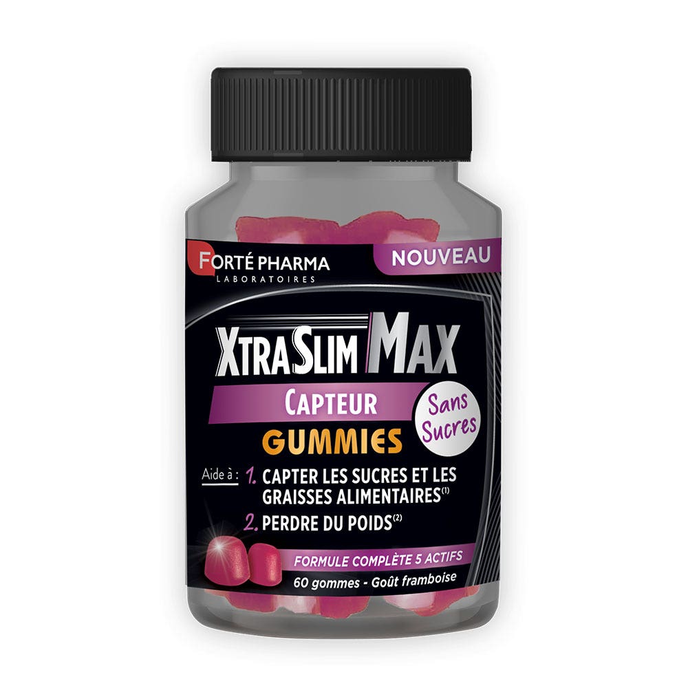 Forté Pharma XtraSlim Max Capteur de graisses 60 gummies