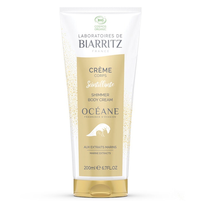 Laboratoires De Biarritz Océane Organic Certified Oceane Scintillating Body Cream 200ml