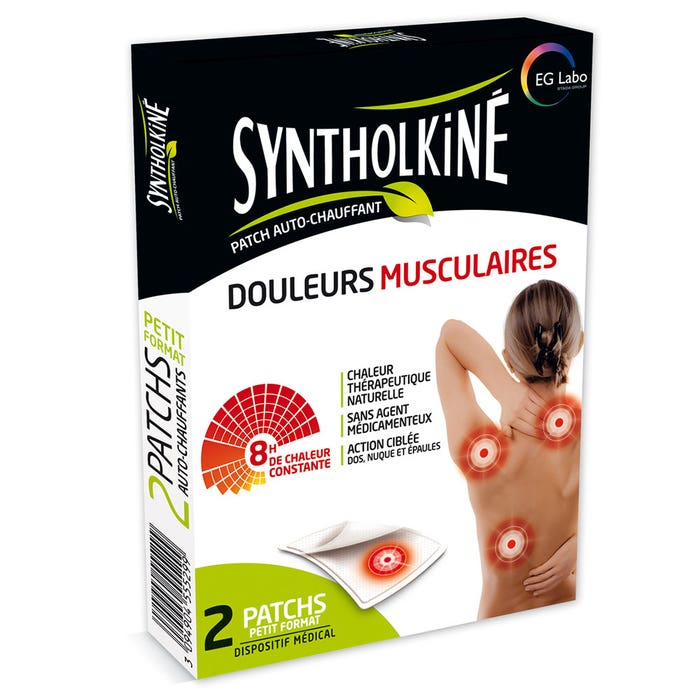 Self-Heating Patch Small x2 SyntholKiné Muscle Pains Synthol