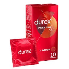 Durex Feeling Préservatifs Large XL x10