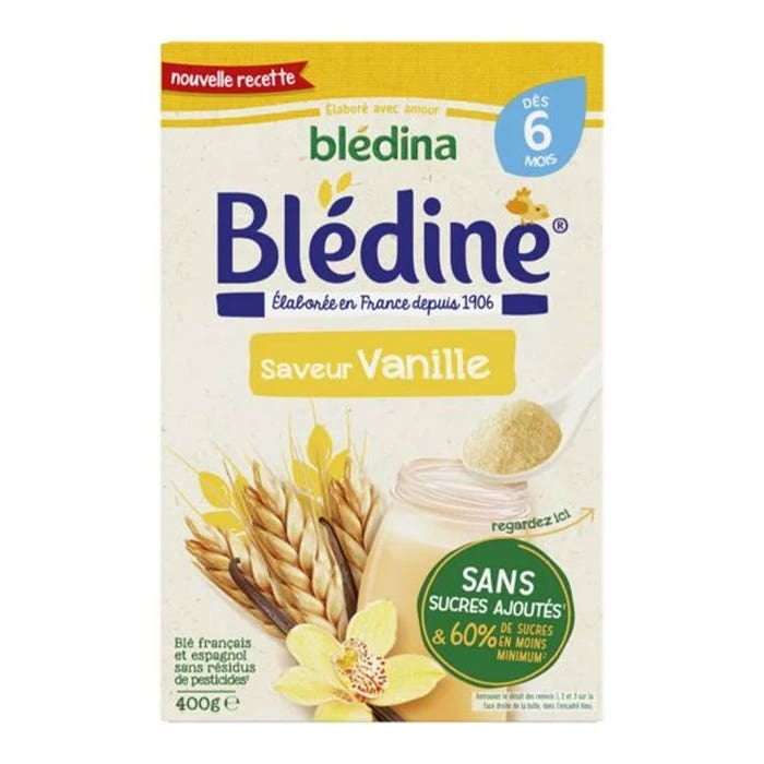 Blédina 400g Vanilla Flavour From 6 Months Blédina