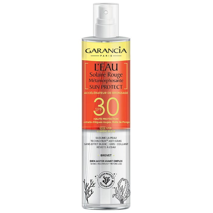 Garancia Sun Protect Transforming Red Sunscreen SPF30 Tanning ...