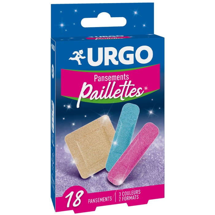 Urgo Glitter Plasters 2 Sizes x18