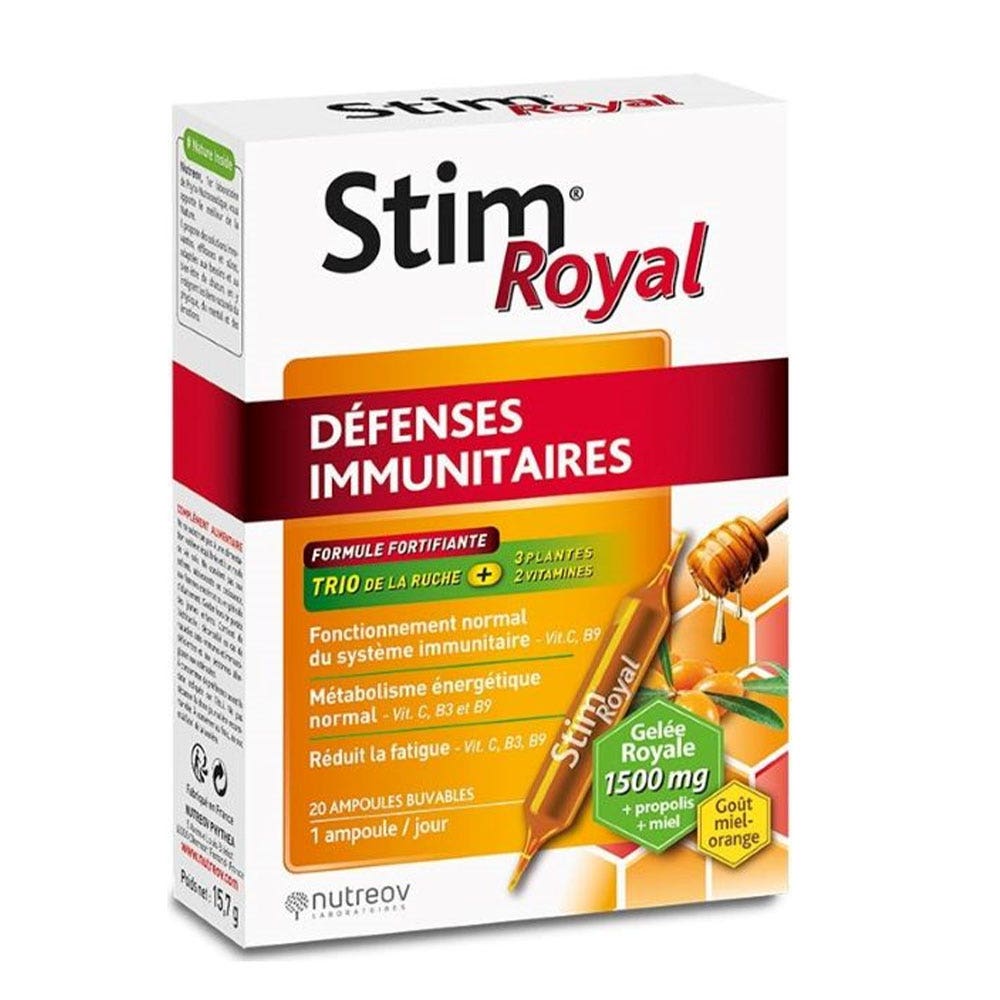 Nutreov Stim Royal Stim Royal X 20 Phials Goût Miel-Orange 20 Ampoules