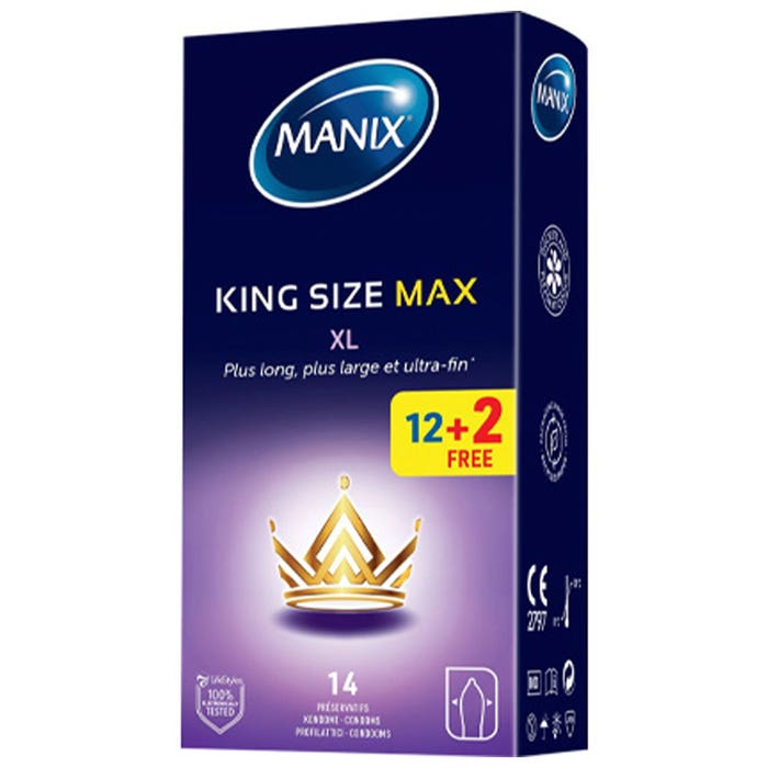 Maximum Confort Condoms x14 King Size Manix