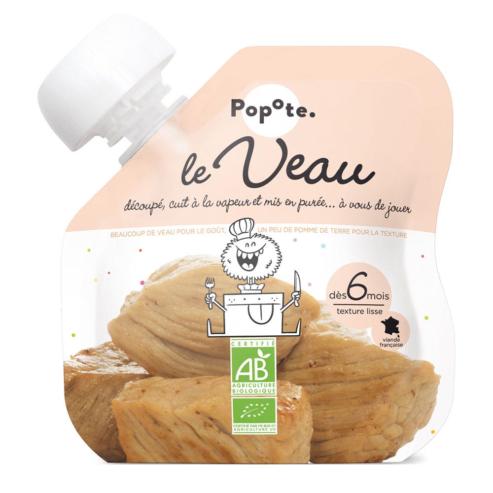 Popote Proteins Bioes water bottle From 6 Months 60g