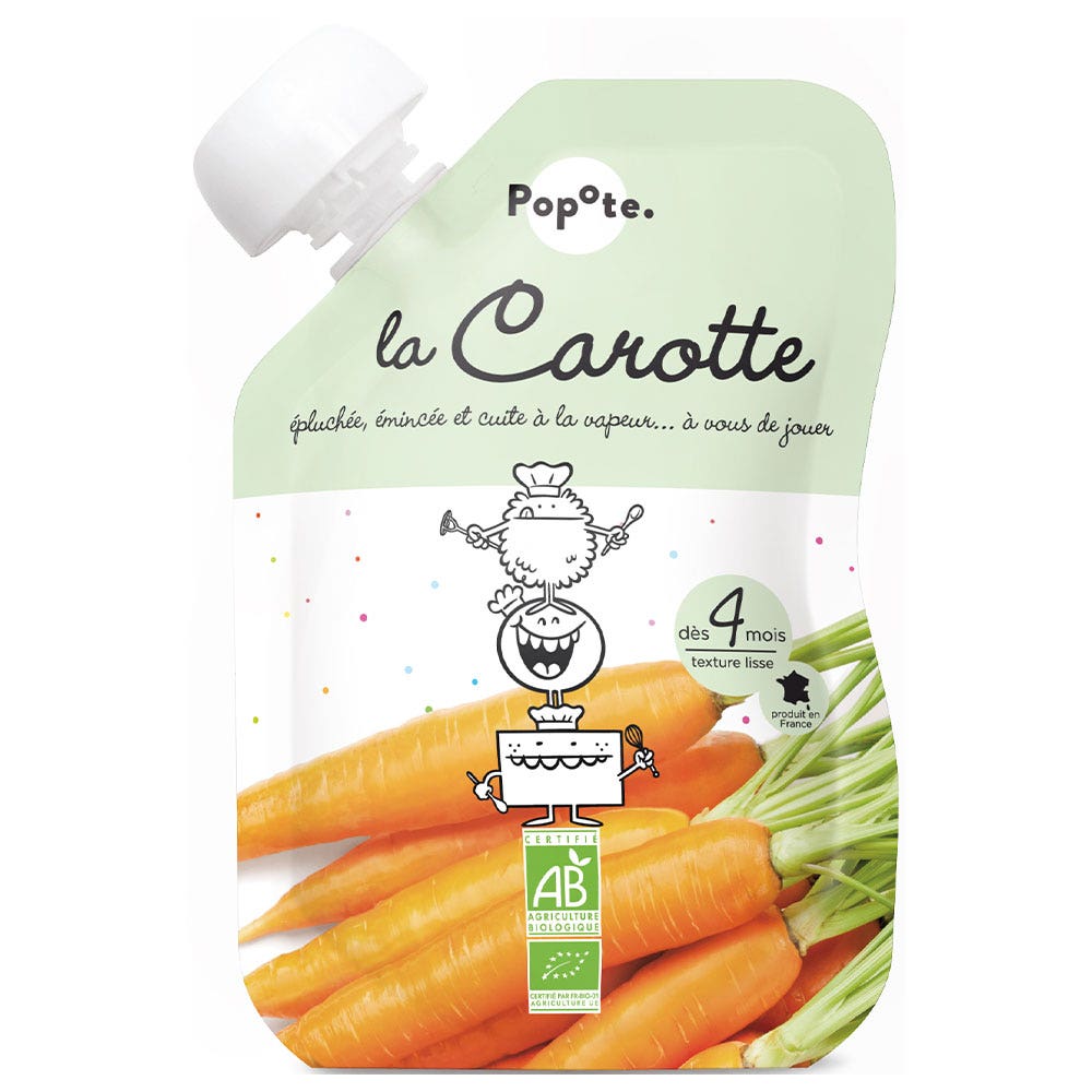 Popote Vegetables Bioes water bottle From 6 Months 120g