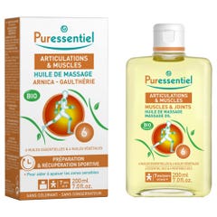 Puressentiel Articulations Et Muscles Massage Oil Organic Arnica and Gaultheria 200ml