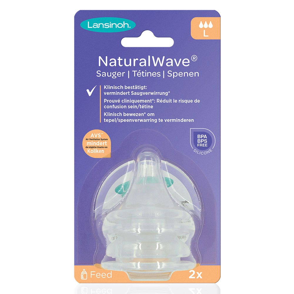 Lansinoh Nipple Confusion Months Lansinoh Natural Wave Teat L