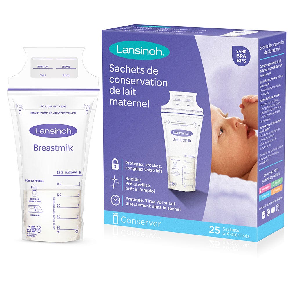 Lansinoh Breastmilk Sachets X25
